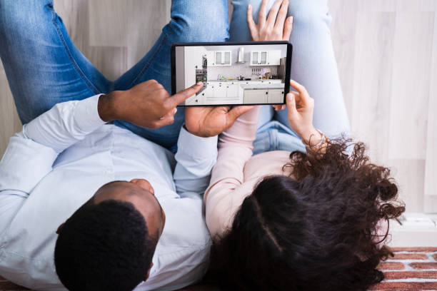 Couple Looking For New Kitchen In Their New Home